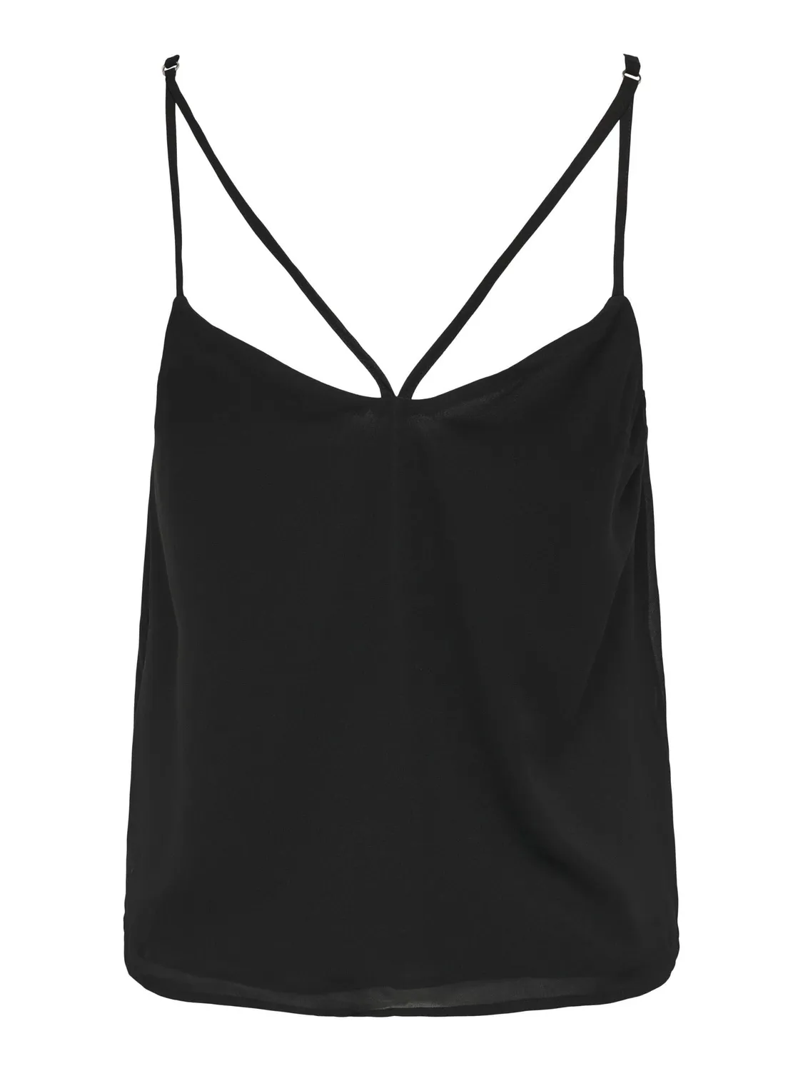 Only 15177444 top donna nero senza maniche