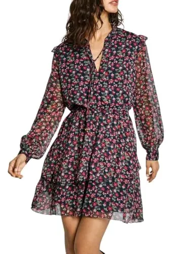Pepe Jeans Olive Vestito Donna M con Volant