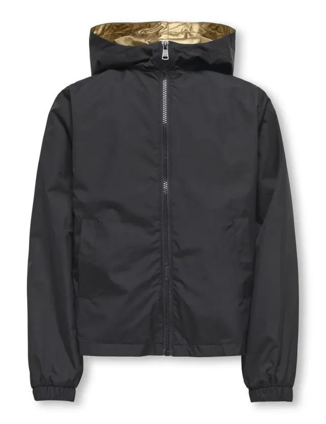 ONLY Kogfry Hood giacca con cappuccio bambina 128 leggera