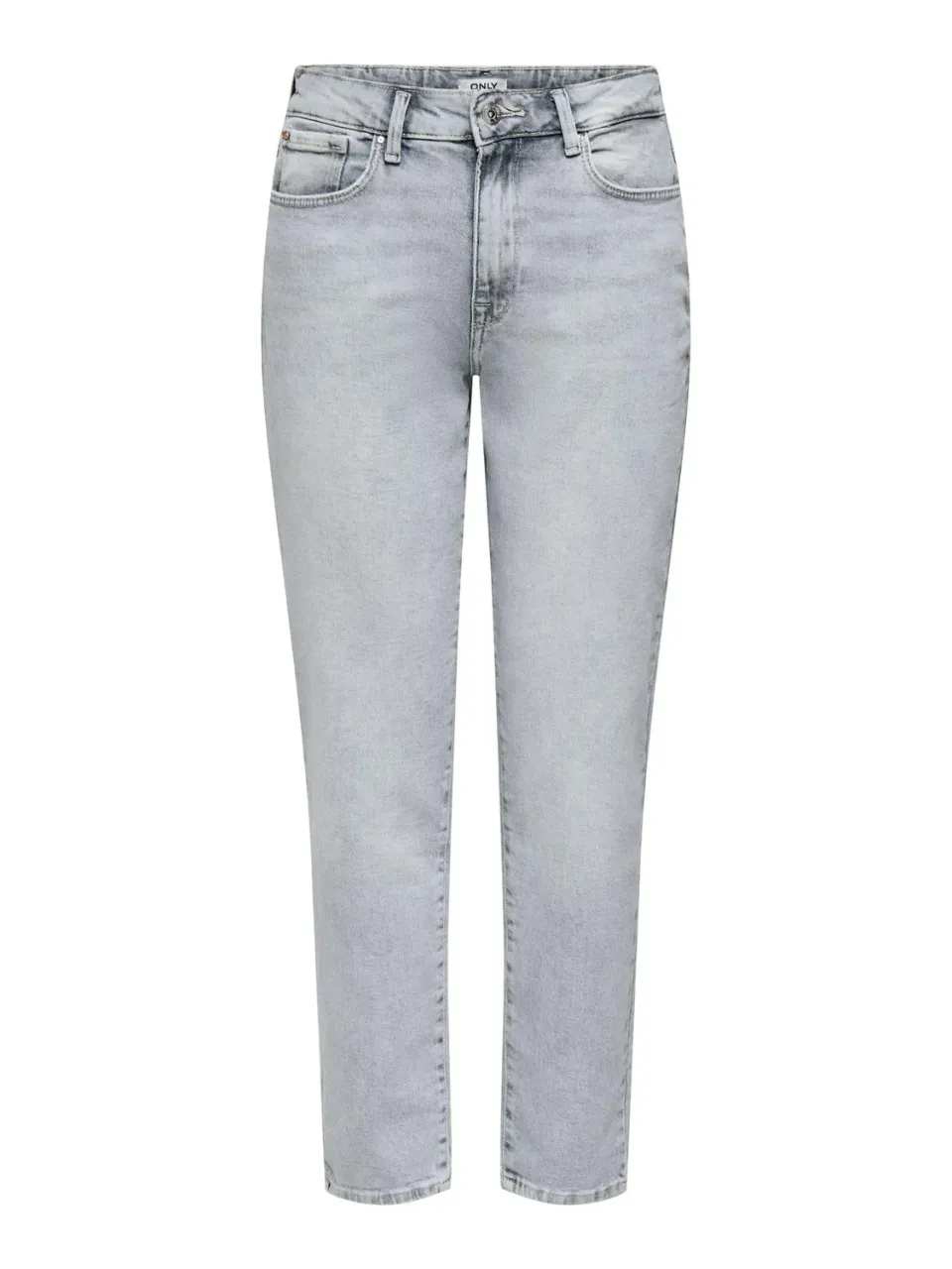 ONLY Onlemily Stretch HW St AK DNM Crop jeans grigio chiaro