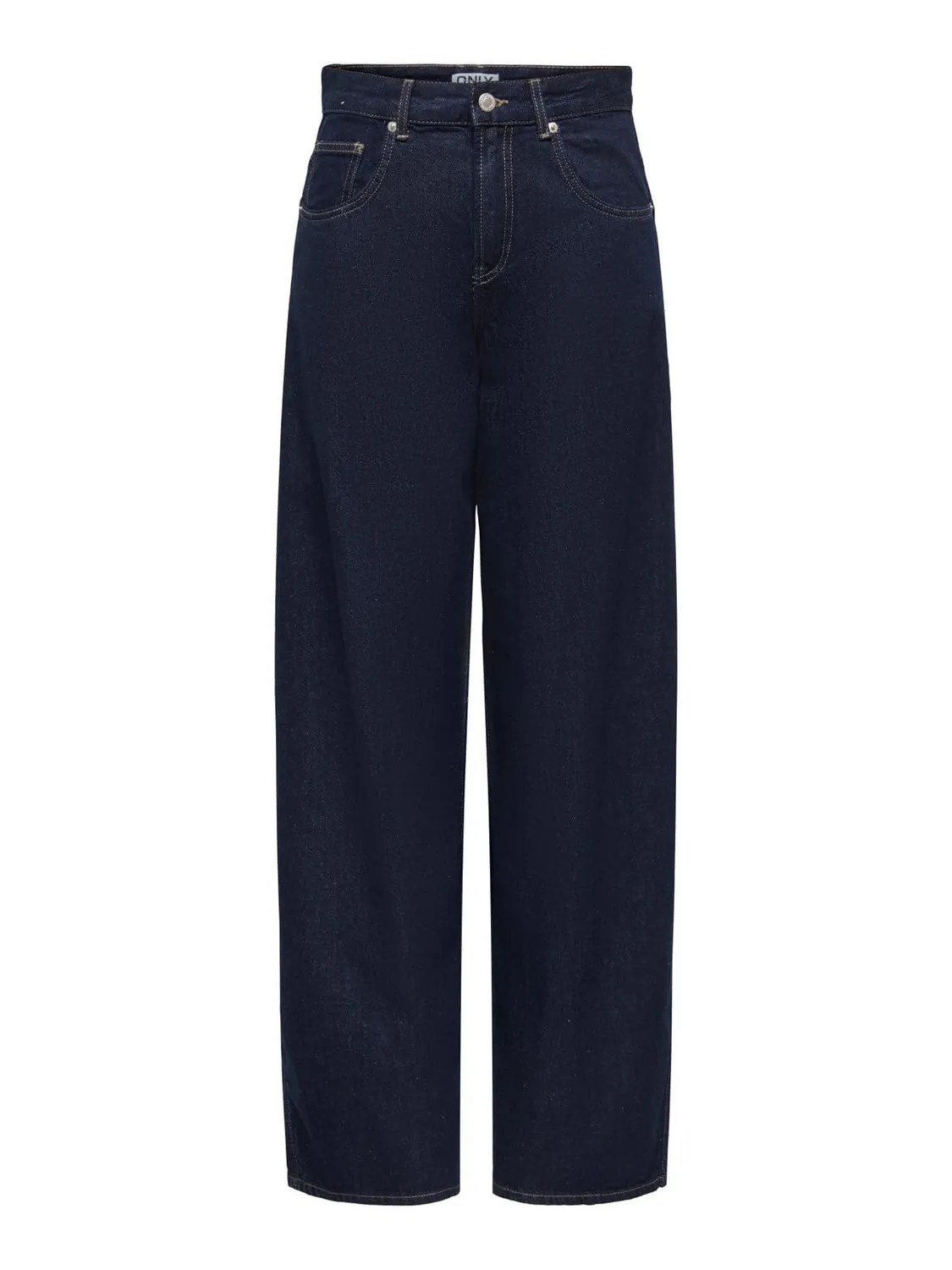 ONLY ONLTAYLOR Jeans Vita Alta Barrel L 32L Blu Scuro