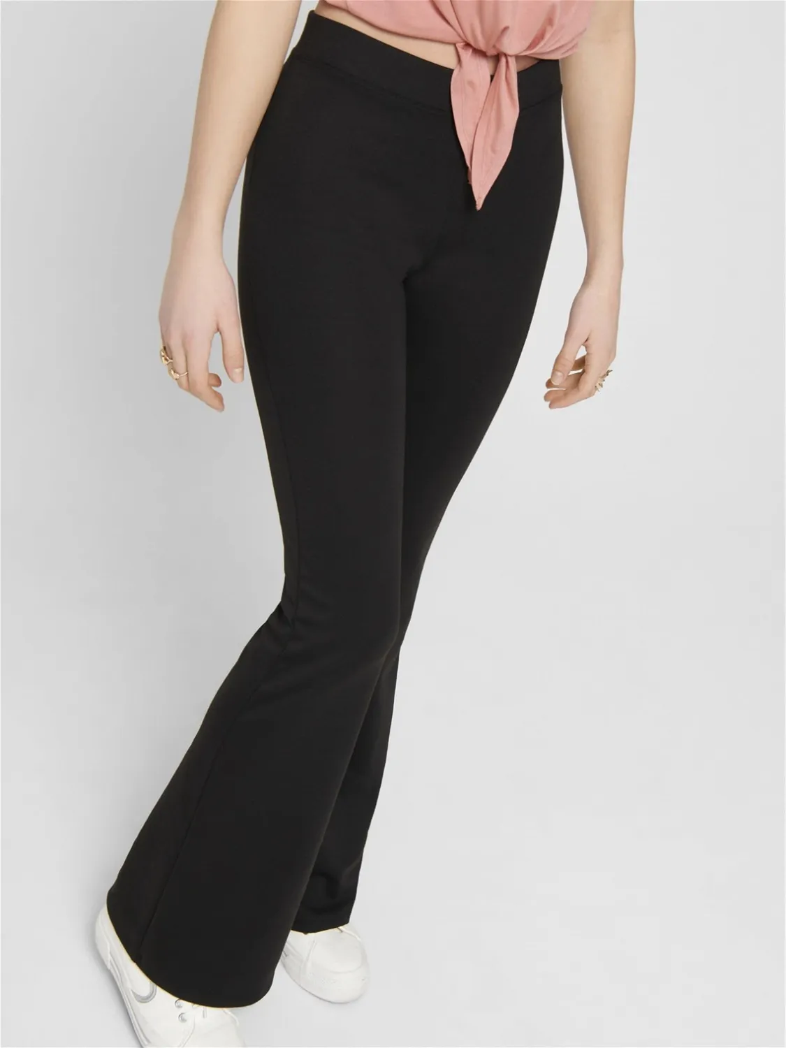 Only Onlfever Stretch pantaloni svasati nero XL 34