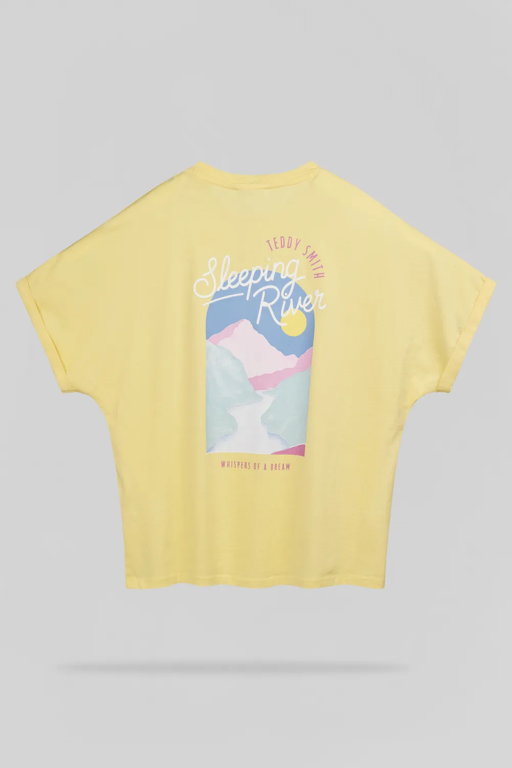 Teddy Smith T-Monty MC t-shirt giallo citron relaxed