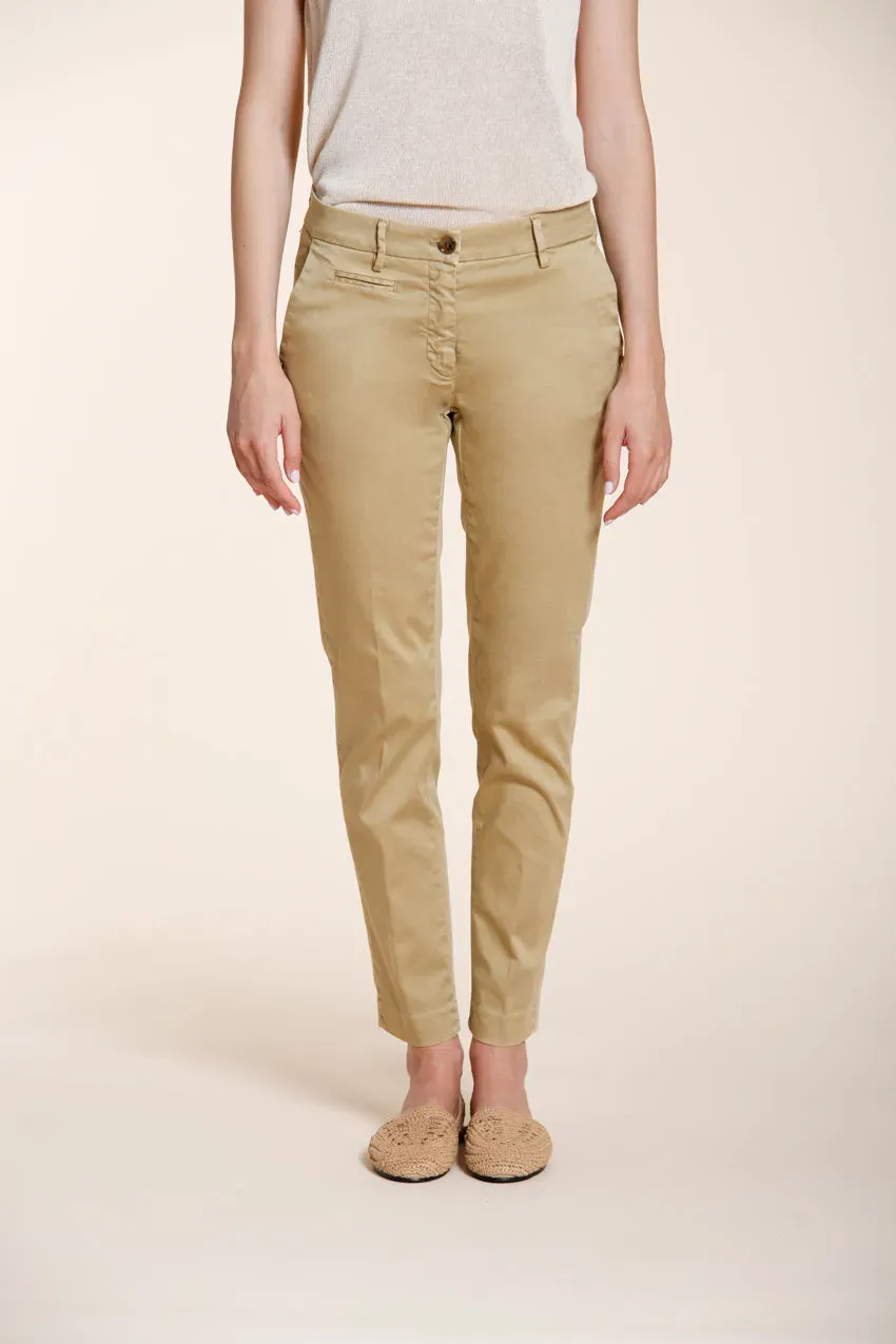 Mason's New York Slim chino beige slim cotone
