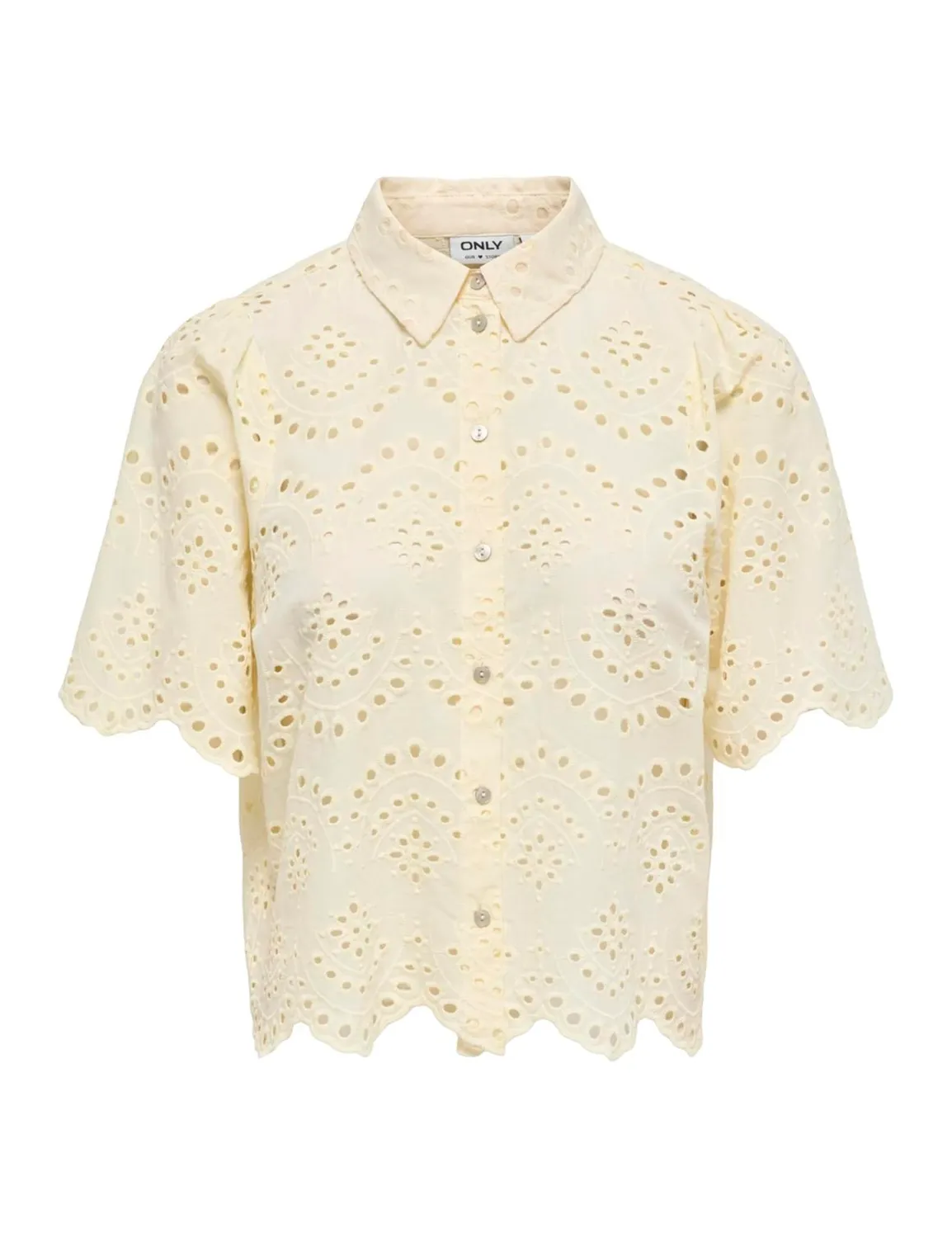 ONLY Onlvalais camicia donna manica lunga cotone