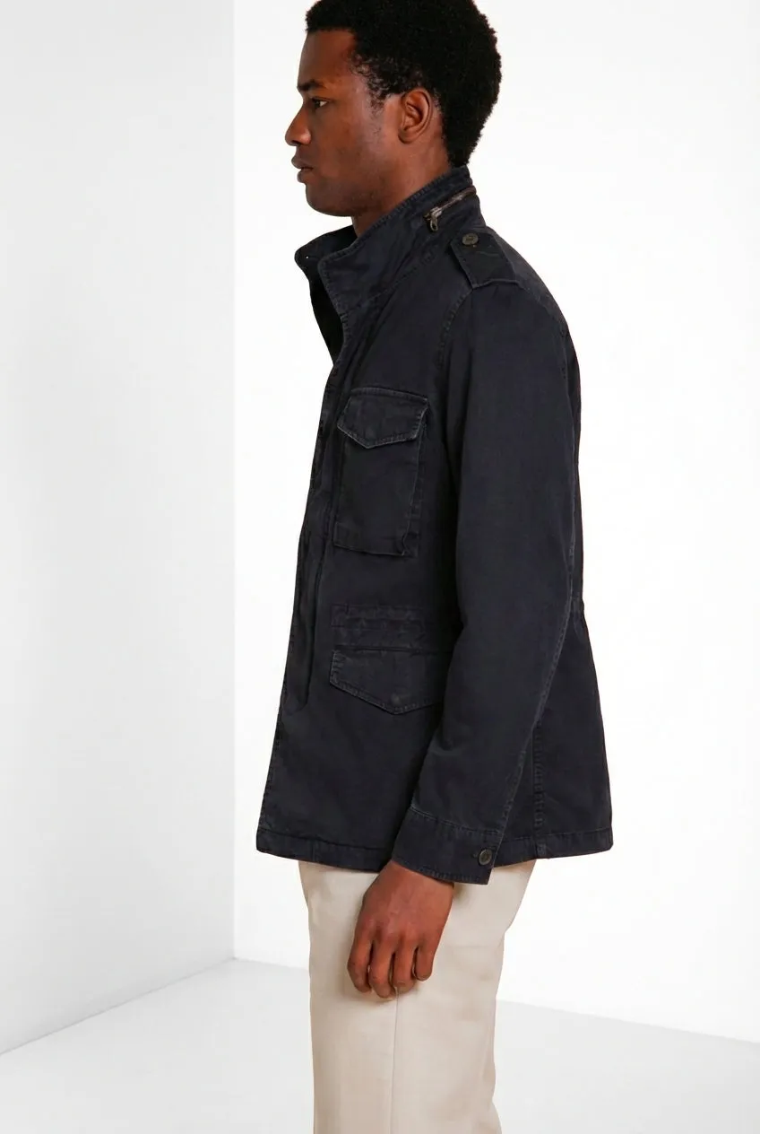Mason's Field M74 Giubbotto Blu Notte 100% Cotone