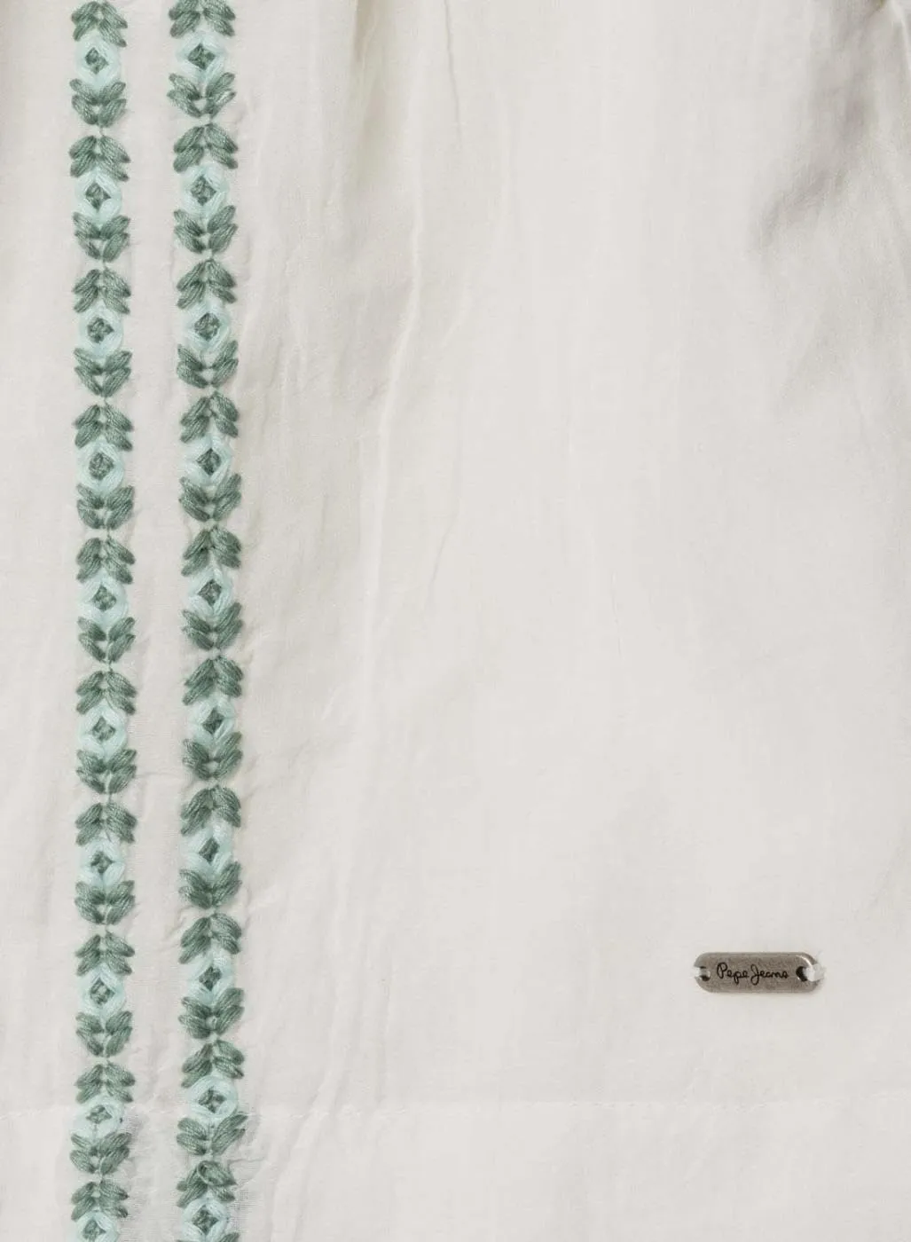 Pepe Jeans Hetty Blusa Bambina 10 Anni Bianco Ricamata