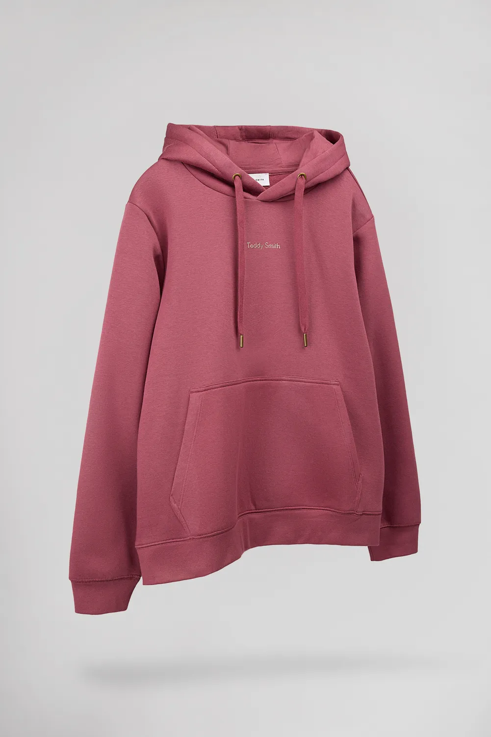 Teddy Smith S-Solene Hoody felpa donna lampone