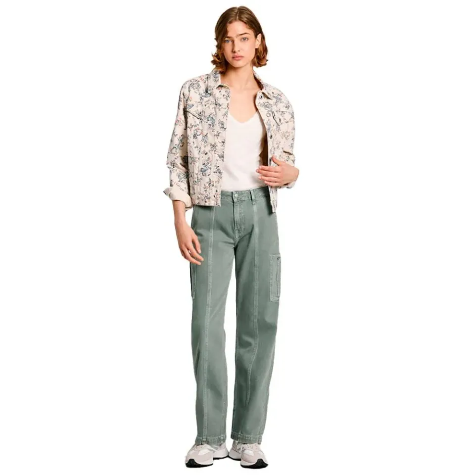 Pepe Jeans Giacca Jeans Donna XXS Motivo Floreale