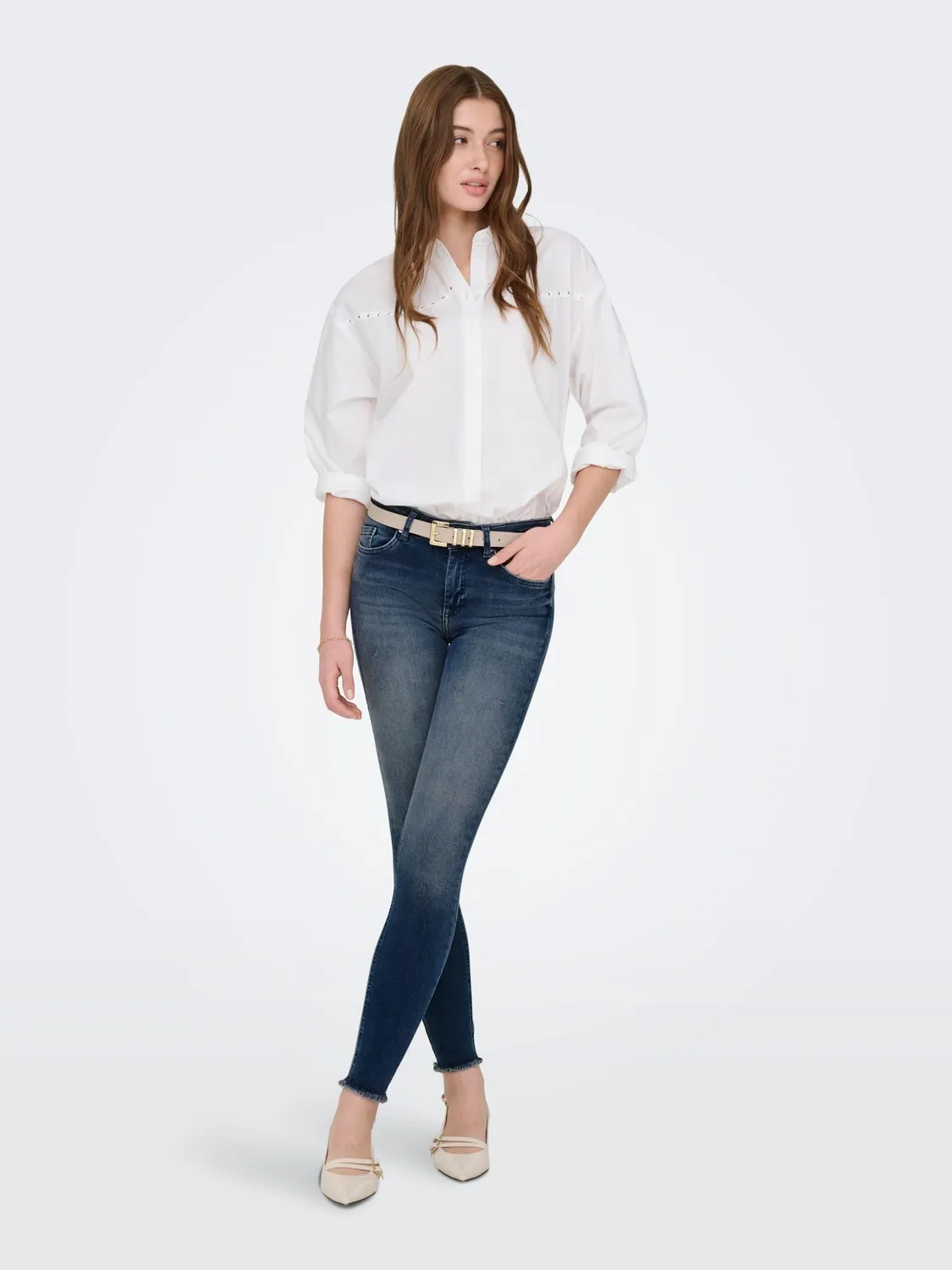 ONLY ONLBLUSH Life Jeans Skinny Donna XL/30L Grigio