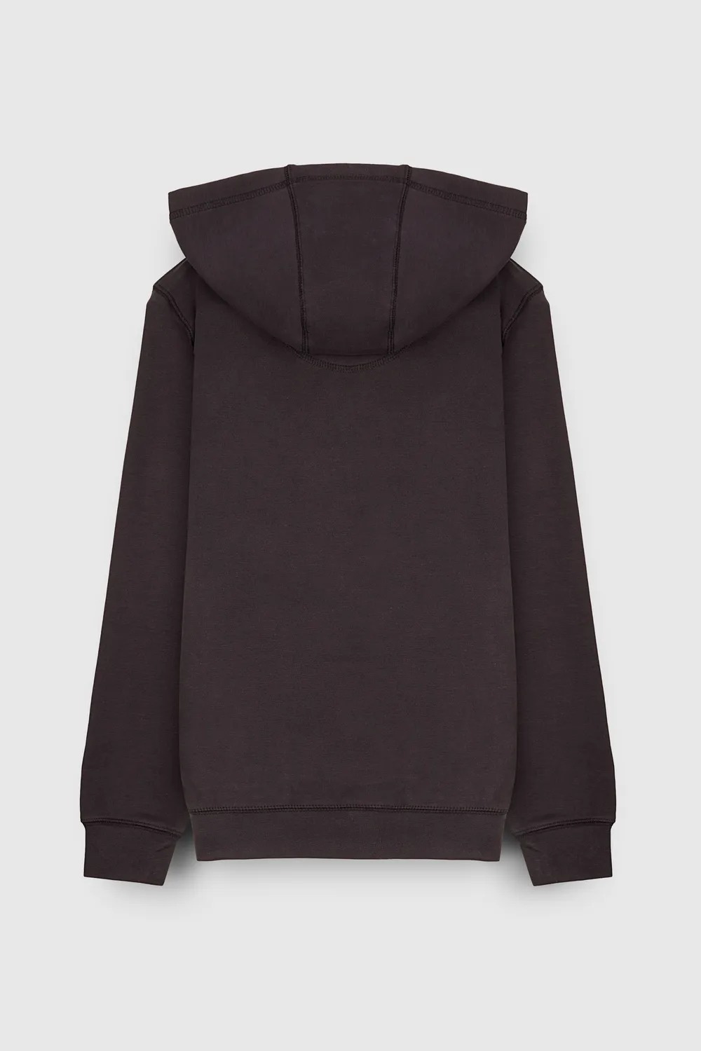 Teddy Smith S-Evry Hoody Jr felpa bimbo grigia cotone