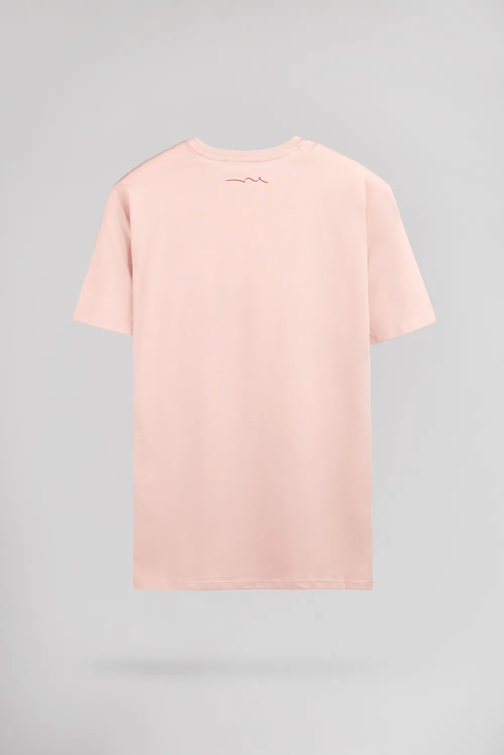 Teddy Smith T-Minimalist T-Shirt Rosa Pastello Uomo