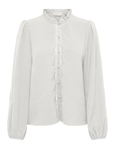 ONLY Onlmette Life top pizzo manica lunga S