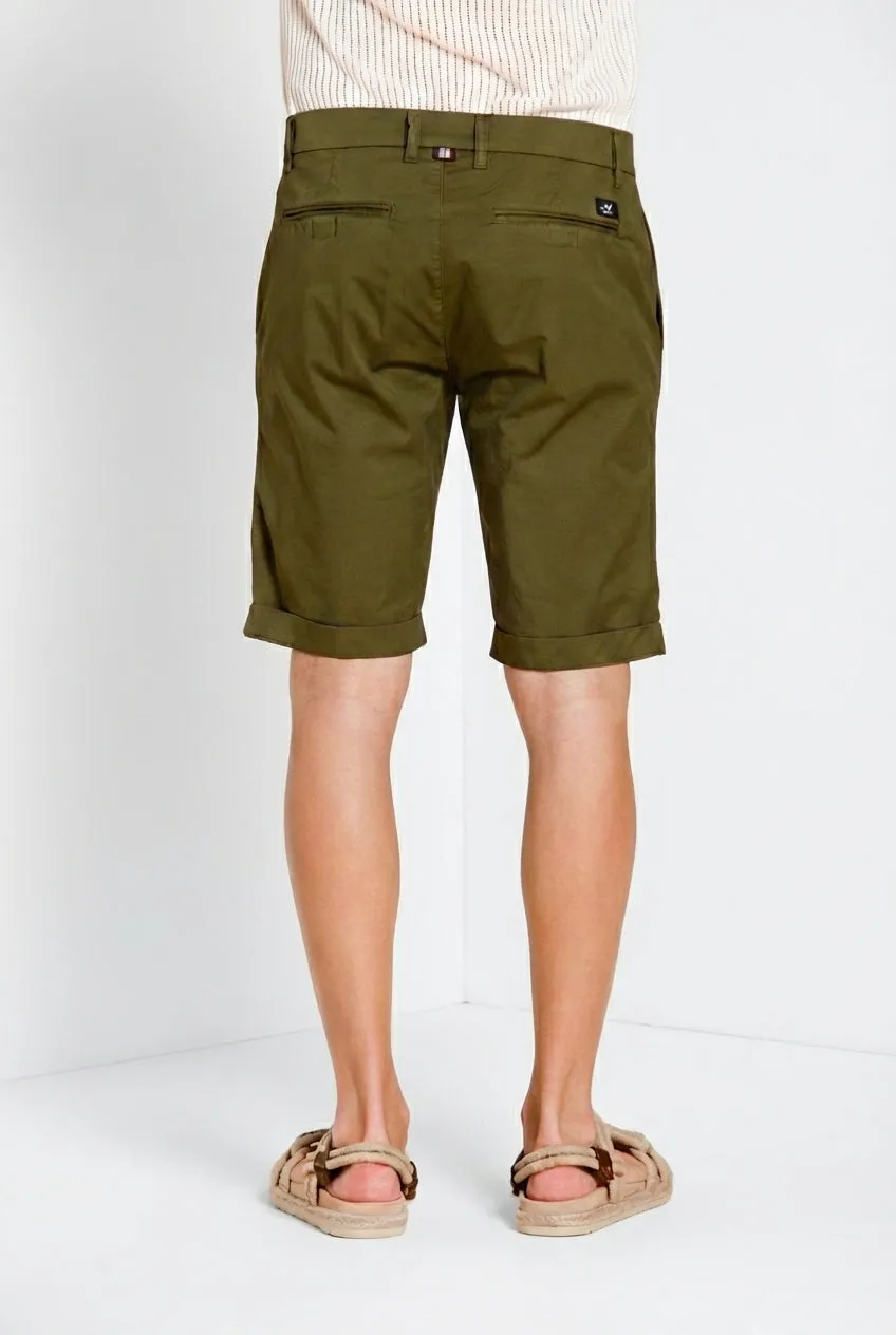 Mason's London bermuda chino uomo verde bosco regular