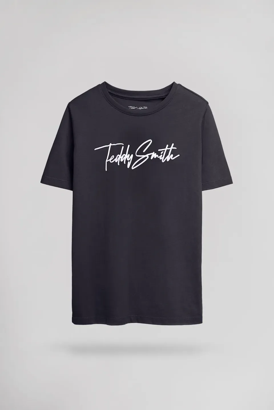 Teddy Smith T-Evan T-shirt Ragazzo Blu Navy Cotone
