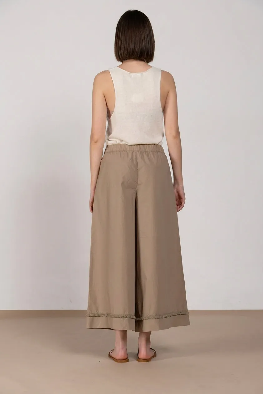 Mason's Portofino Cropped pantaloni donna beige scuro