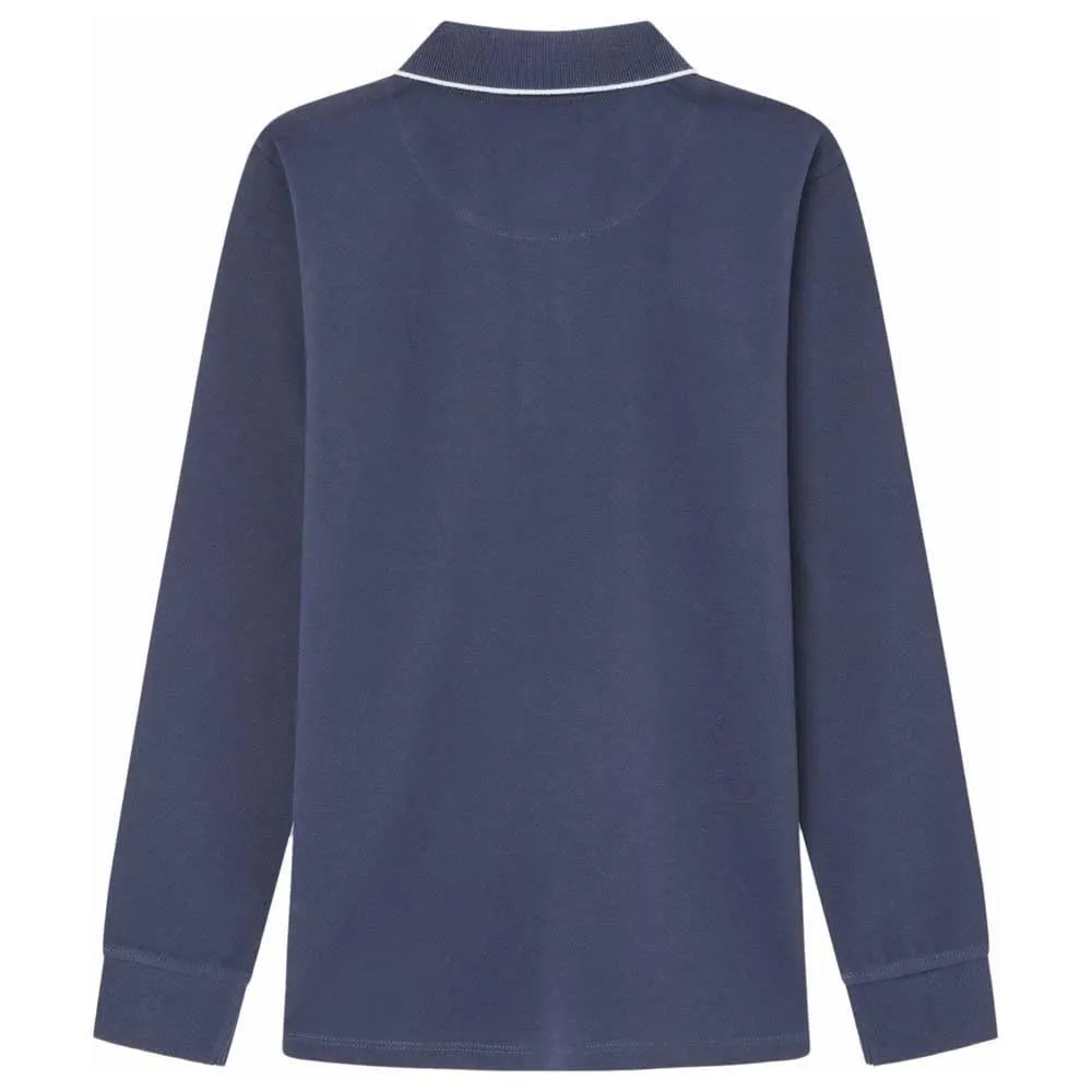 Pepe Jeans New Thor LS Polo Bambino Maniche Lunghe 10 Anni Blu