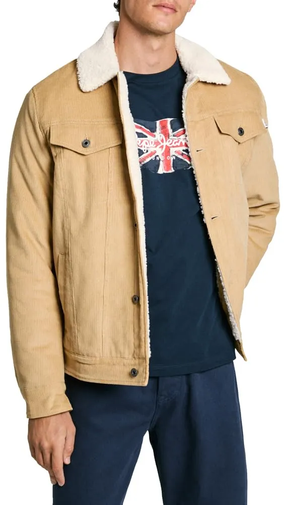 Pepe Jeans Thris Giacca Uomo Trucker in Velluto