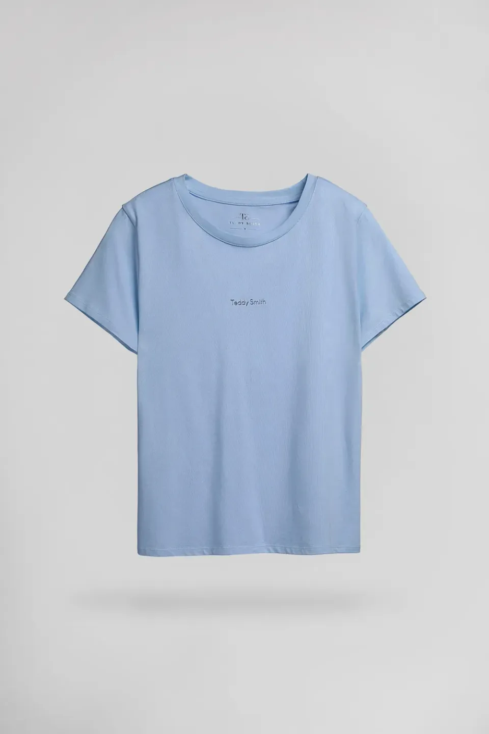 Teddy Smith T-Ribelle MC t-shirt donna azzurro nuvola