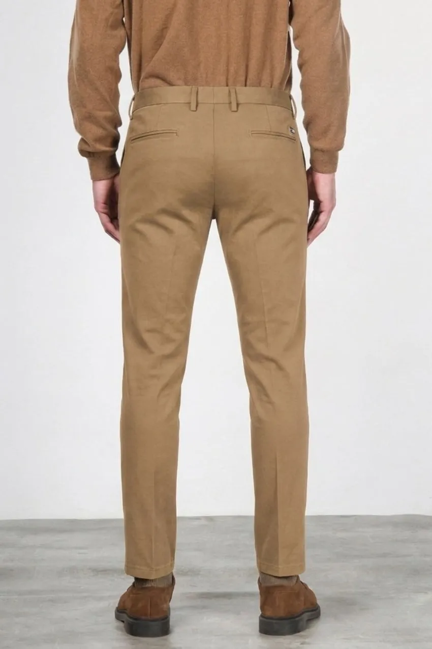 Mason's Torino Flex pantalone chino beige scuro raso