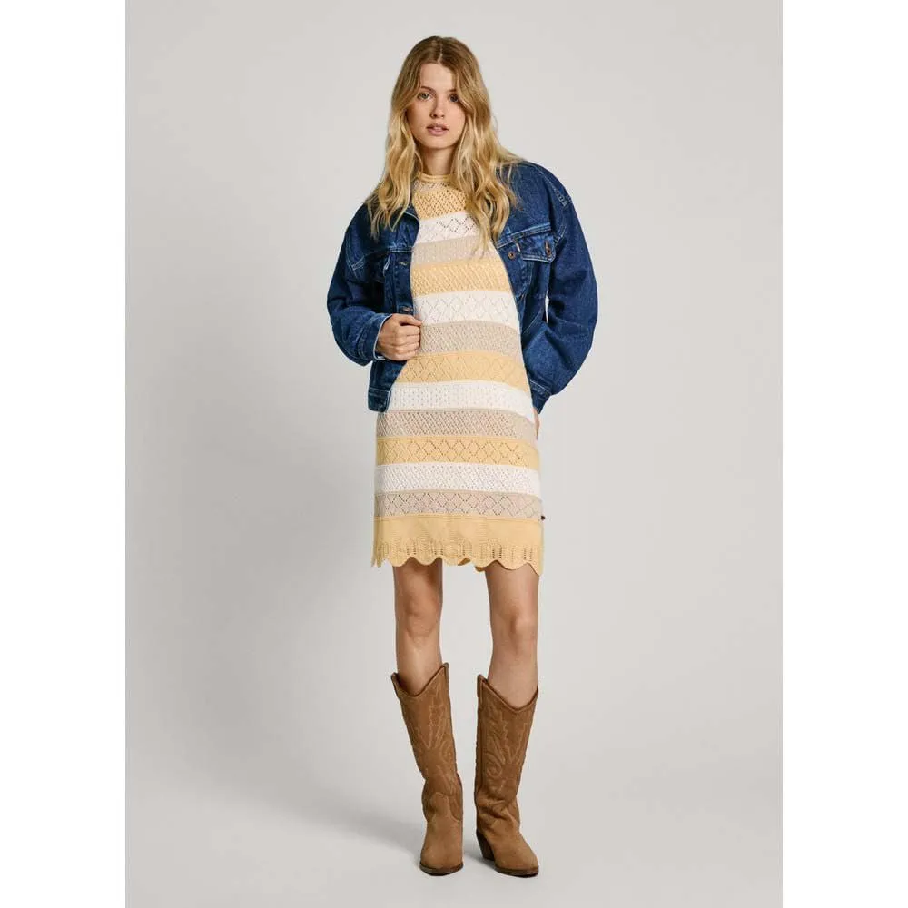 Pepe Jeans Ingrid Vestito Donna L a righe