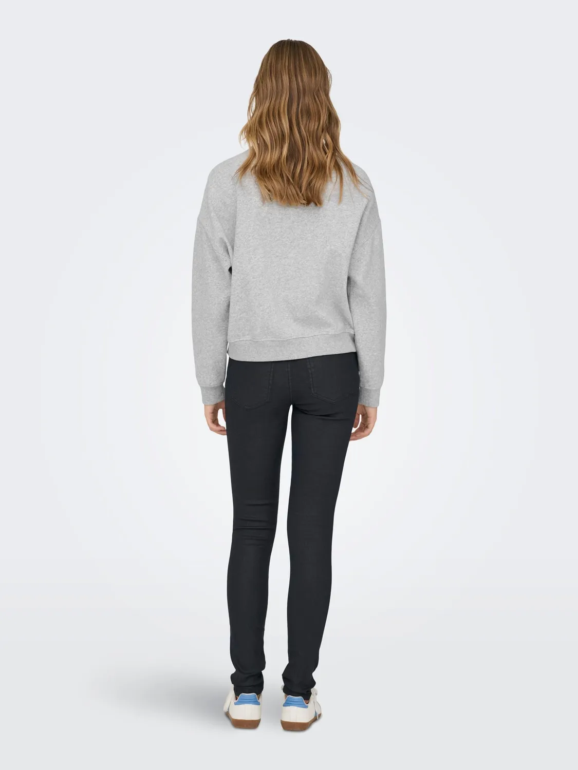 ONLY ONLSweat Felpa Donna XL Grigio Melange