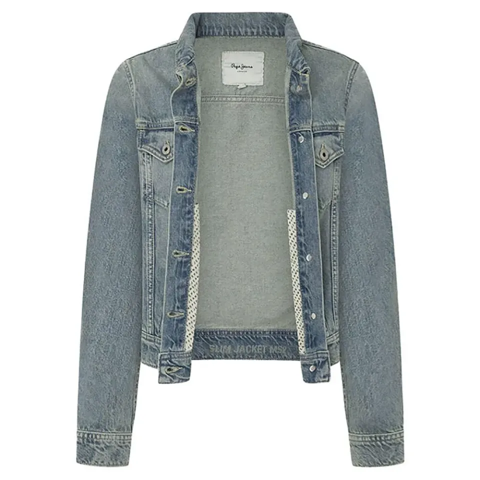 Pepe Jeans Slim PL402430 giacca jeans donna blu