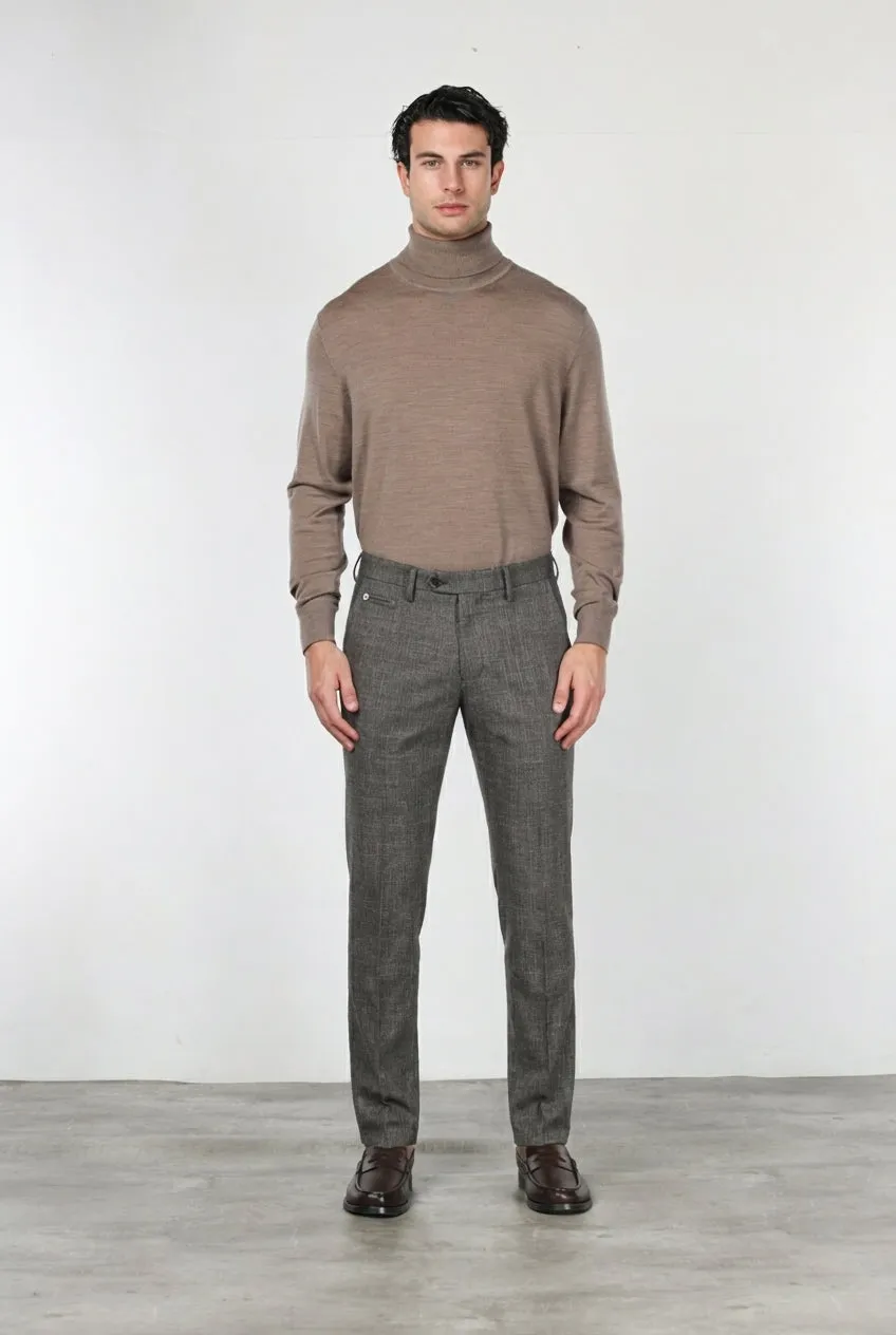 Mason's Torino City chino slim marrone galles sfumato