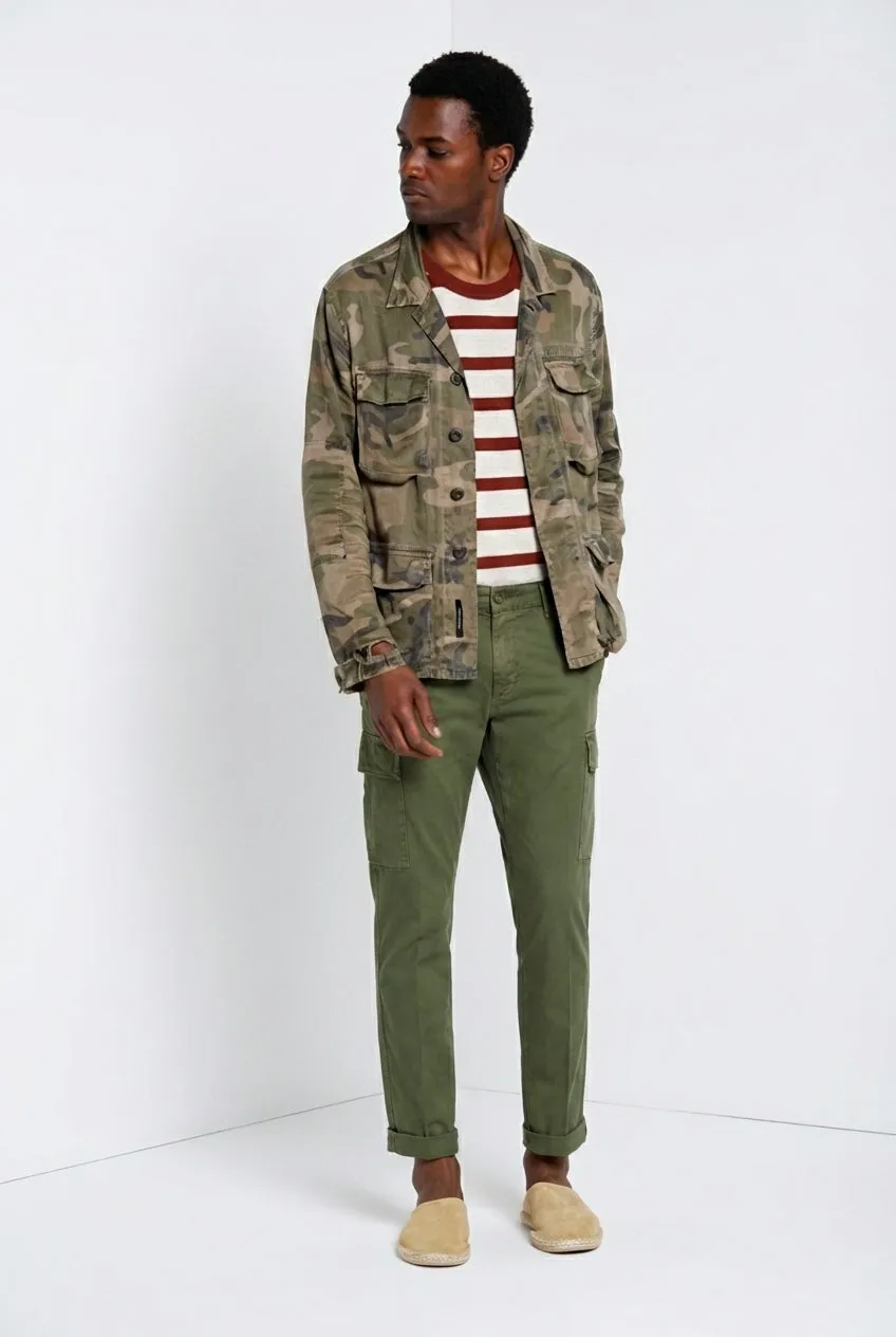 Mason's Chile cargo uomo verde bosco extra slim
