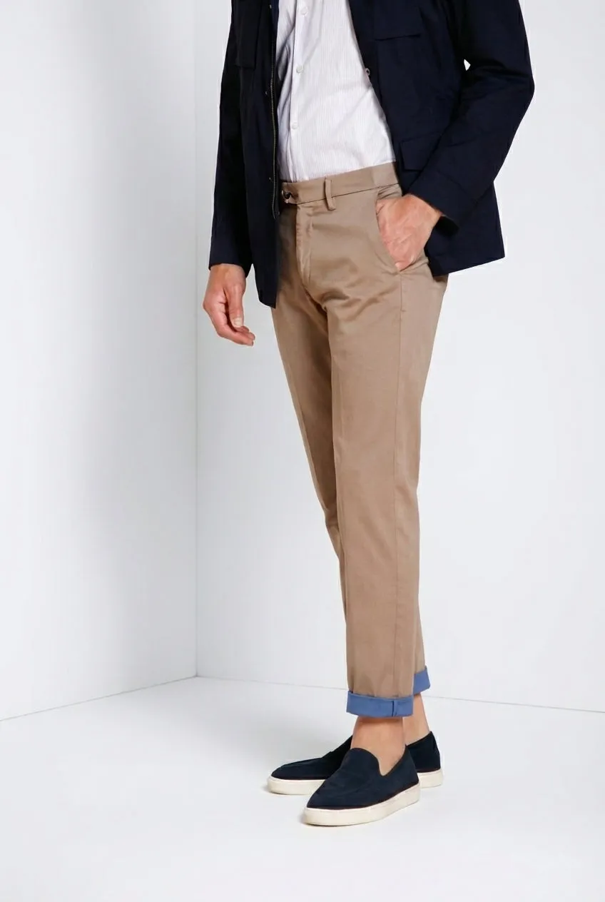 Mason's Torino City Travel chino slim tortora stretch