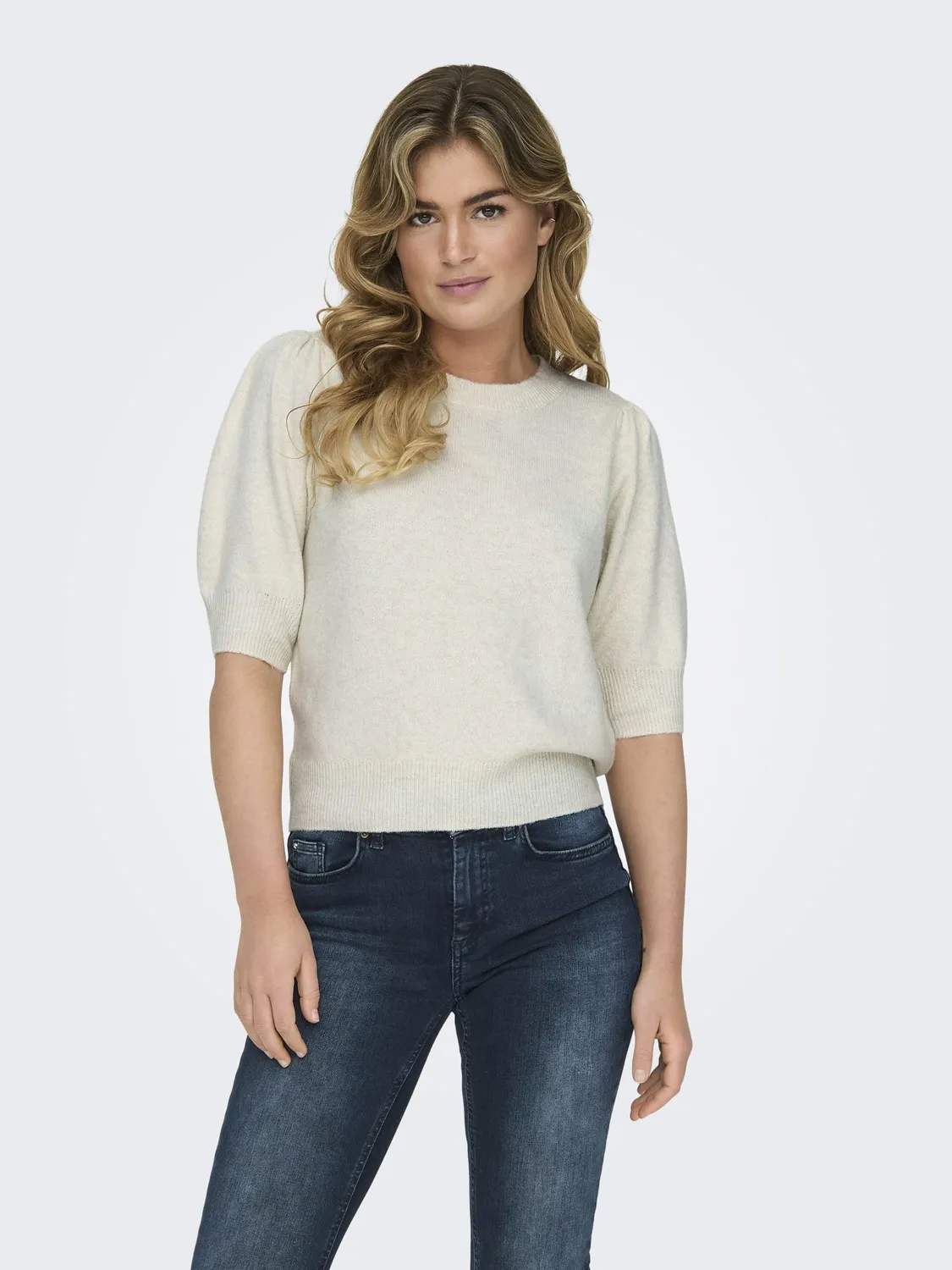 ONLY ONLRICA maglione donna melange manica lunga