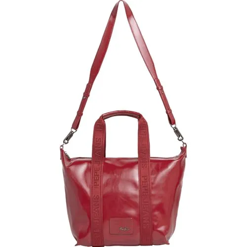 Pepe Jeans Chelsea Glossy borsa donna bowling nera