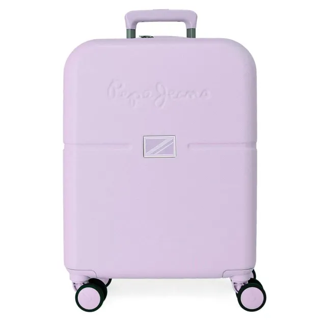 Pepe Jeans Accent Viola trolley cabina 37L espandibile rigido