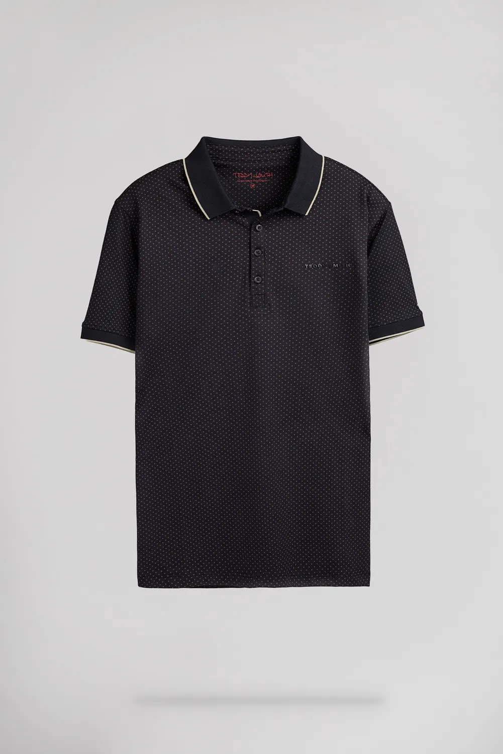 Teddy Smith Pasy 2 MC Polo Uomo Blu Navy Piqué