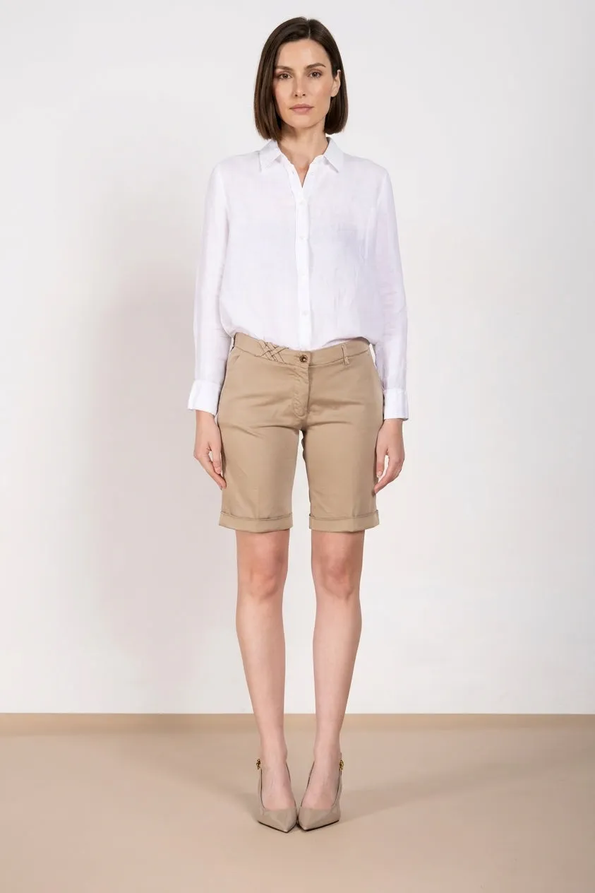 Mason's New York Bermuda Chino Beige Medio Slim