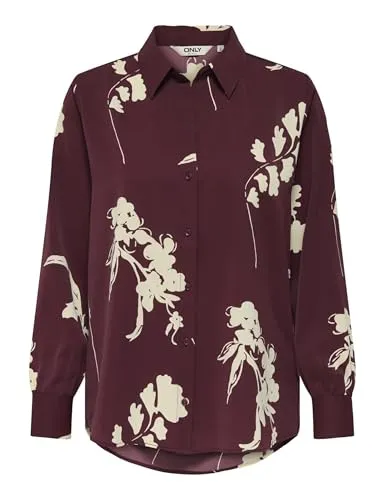 ONLY Onlvilda Life LS camicia donna S manica lunga