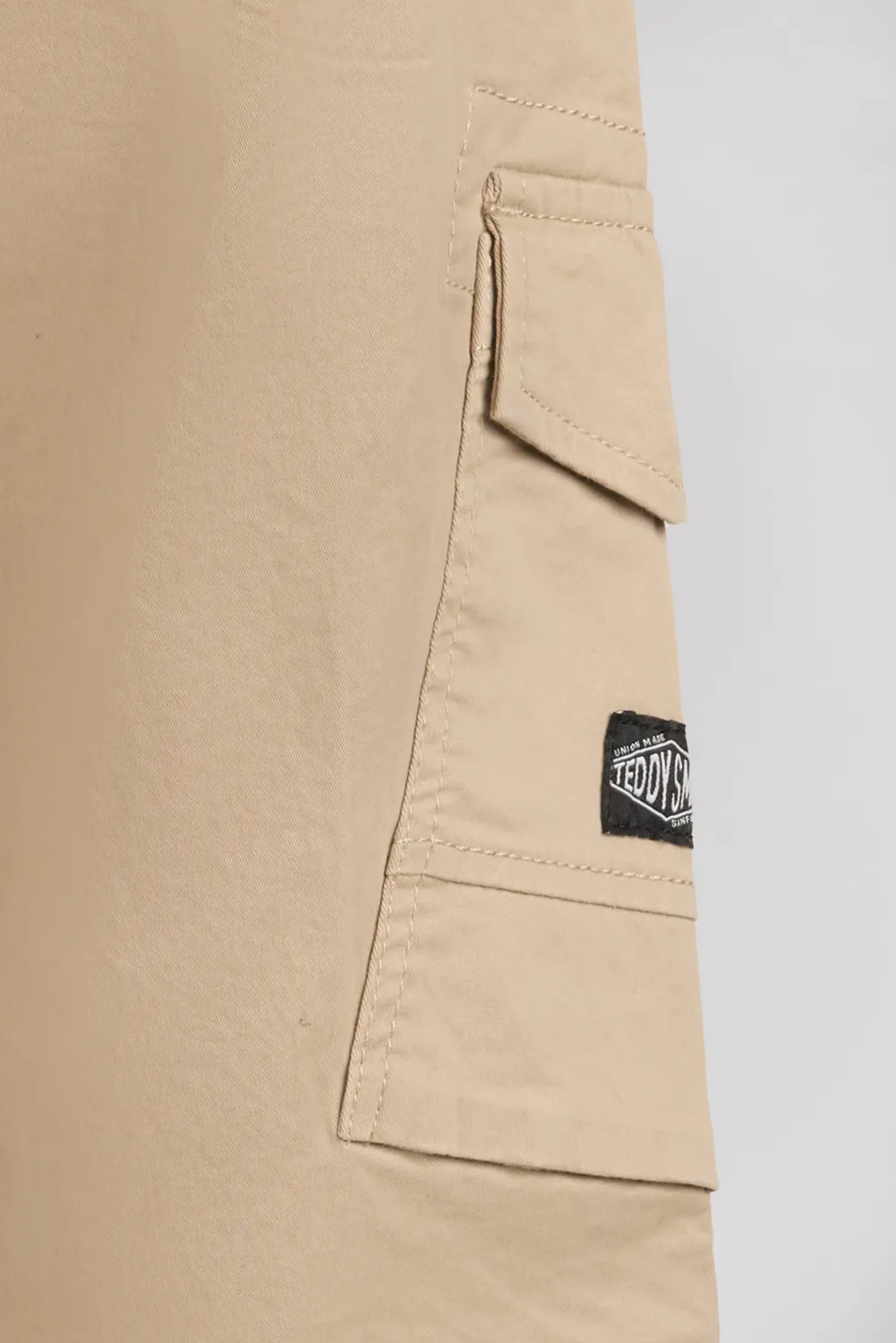 Teddy Smith P-Murray Cargo Jr pantaloni bimbo beige cargo