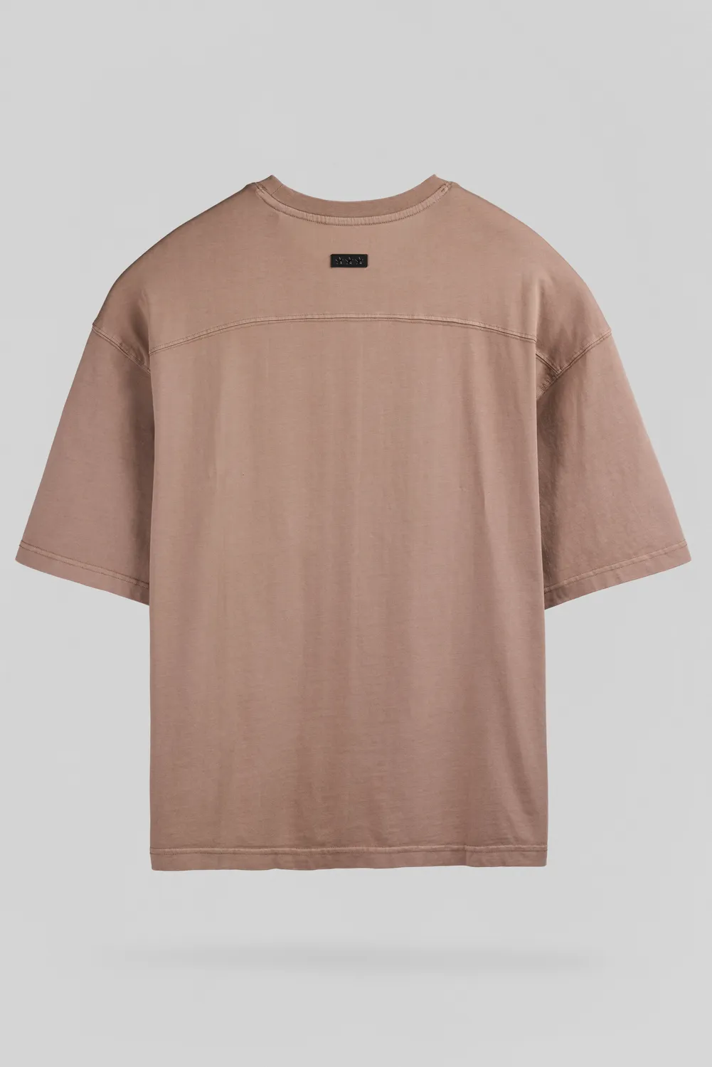 Teddy Smith T-Essential MC t-shirt uomo rose cendre oversize