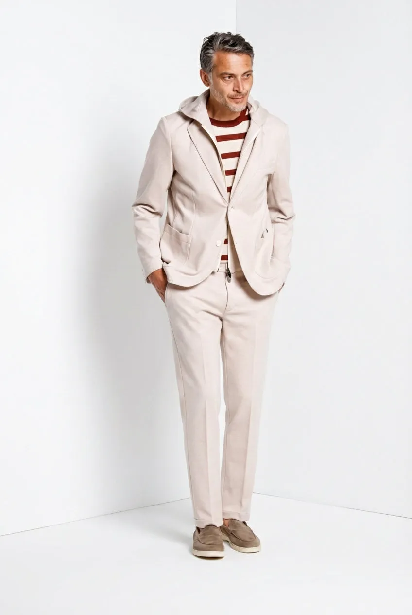 Mason's Da Vinci Golf blazer uomo beige jersey