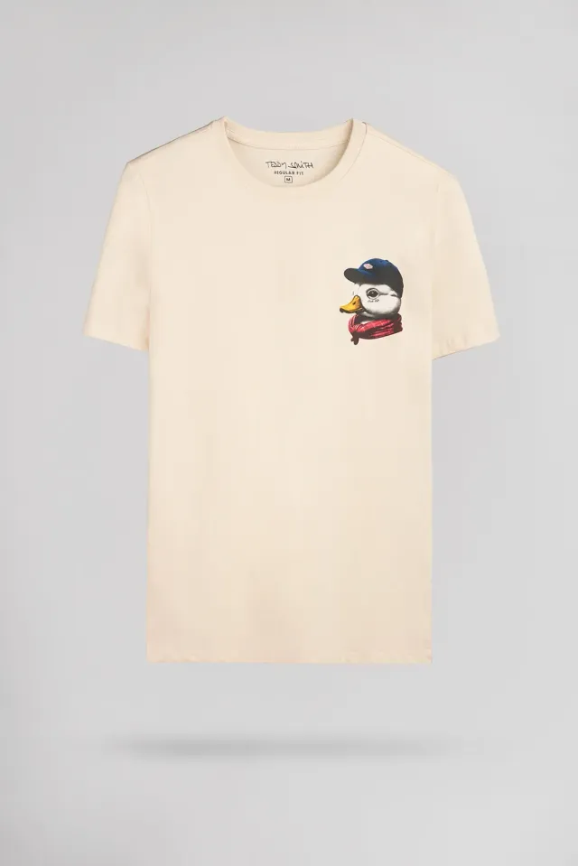 Teddy Smith T-Duck Mc t-shirt uomo crema