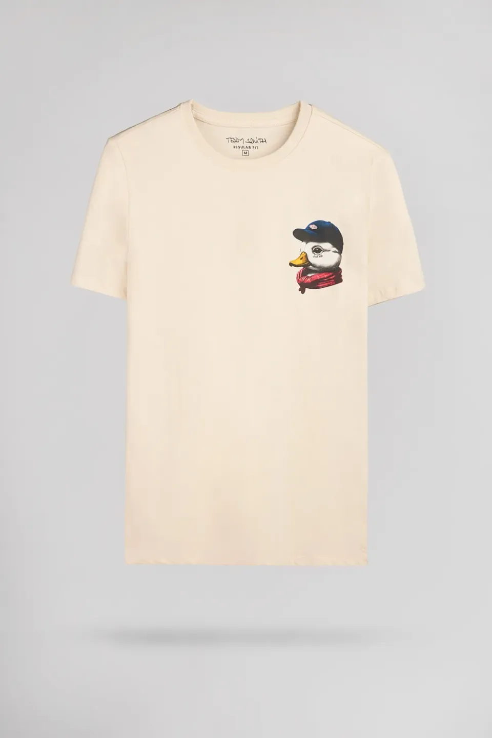 Teddy Smith T-Duck Mc t-shirt uomo crema