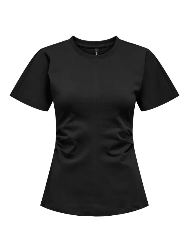 ONLY Onlmarie Life top jersey arricciato manica corta
