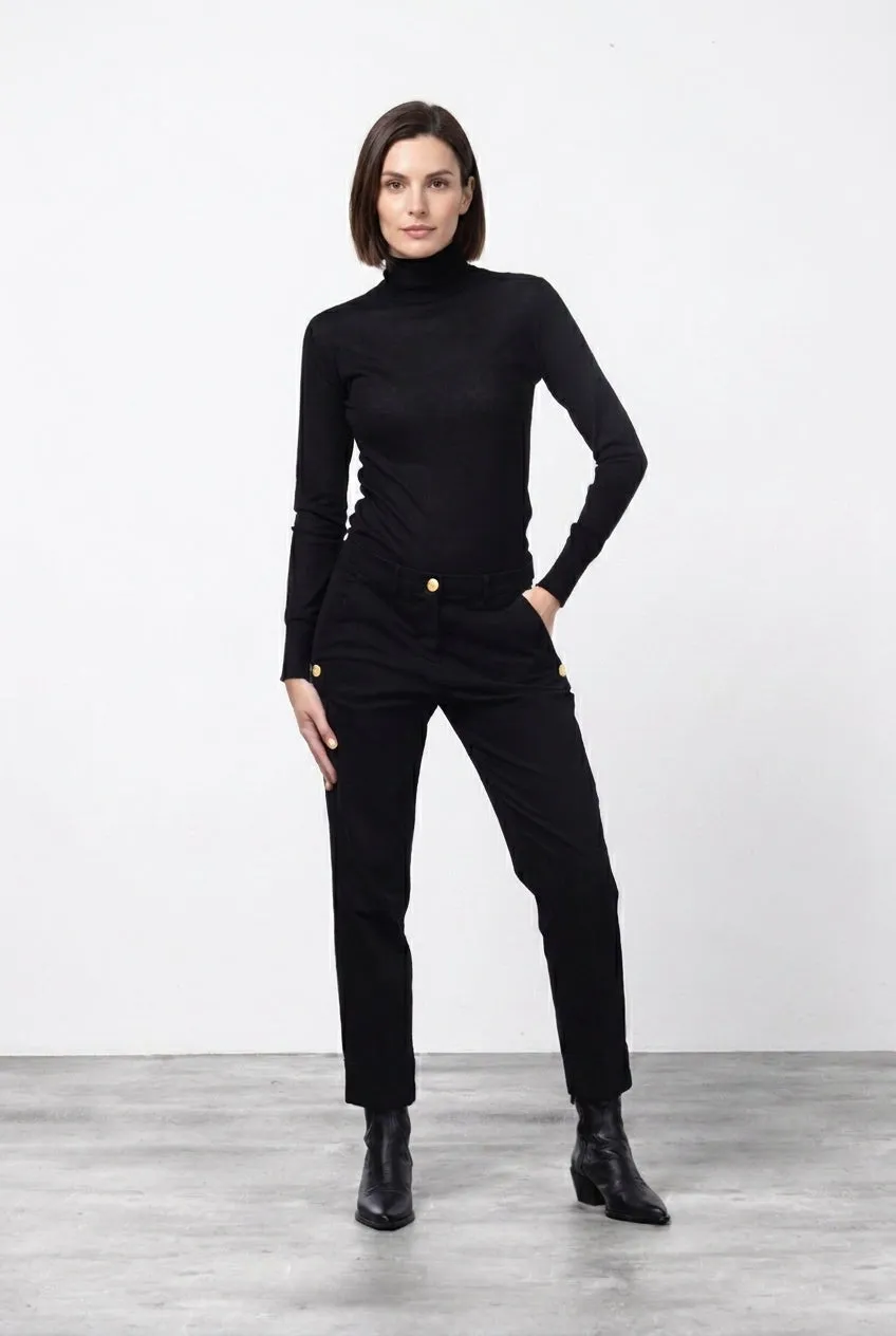 Mason's New York Carrot chino donna nero carrot fit