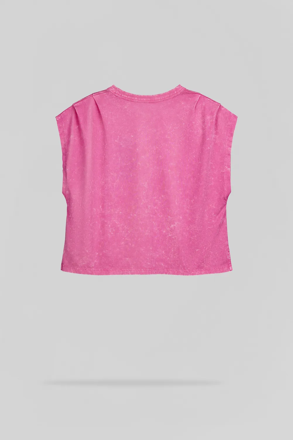 Teddy Smith T-Tany MC JR canotta bambina fuxia vintage