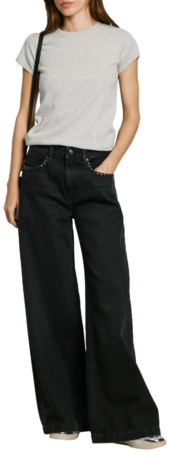 Pepe Jeans Merida t-shirt donna costina maniche corte