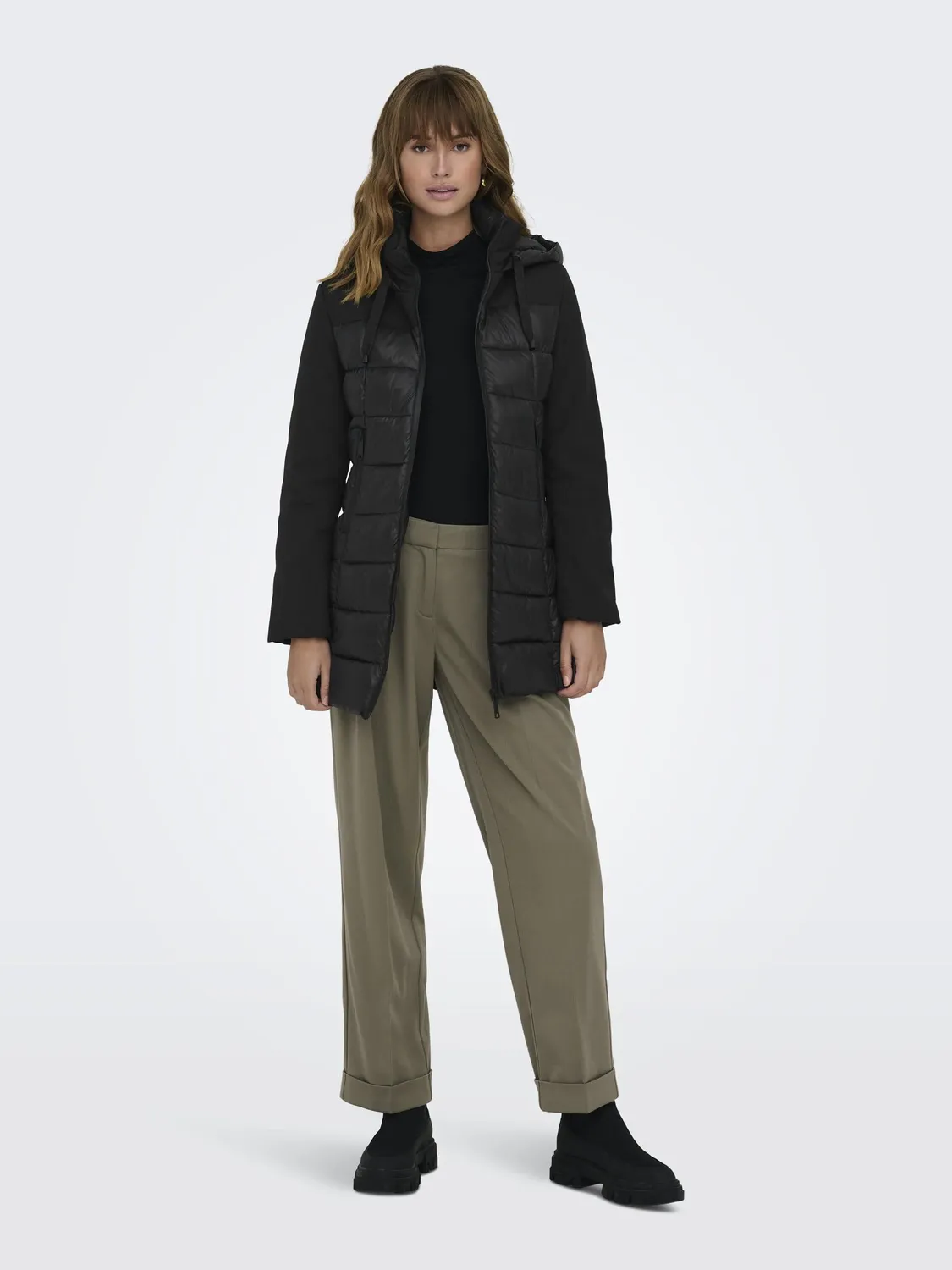 ONLY Onlsophie Piumino Donna L Imbottito Nero