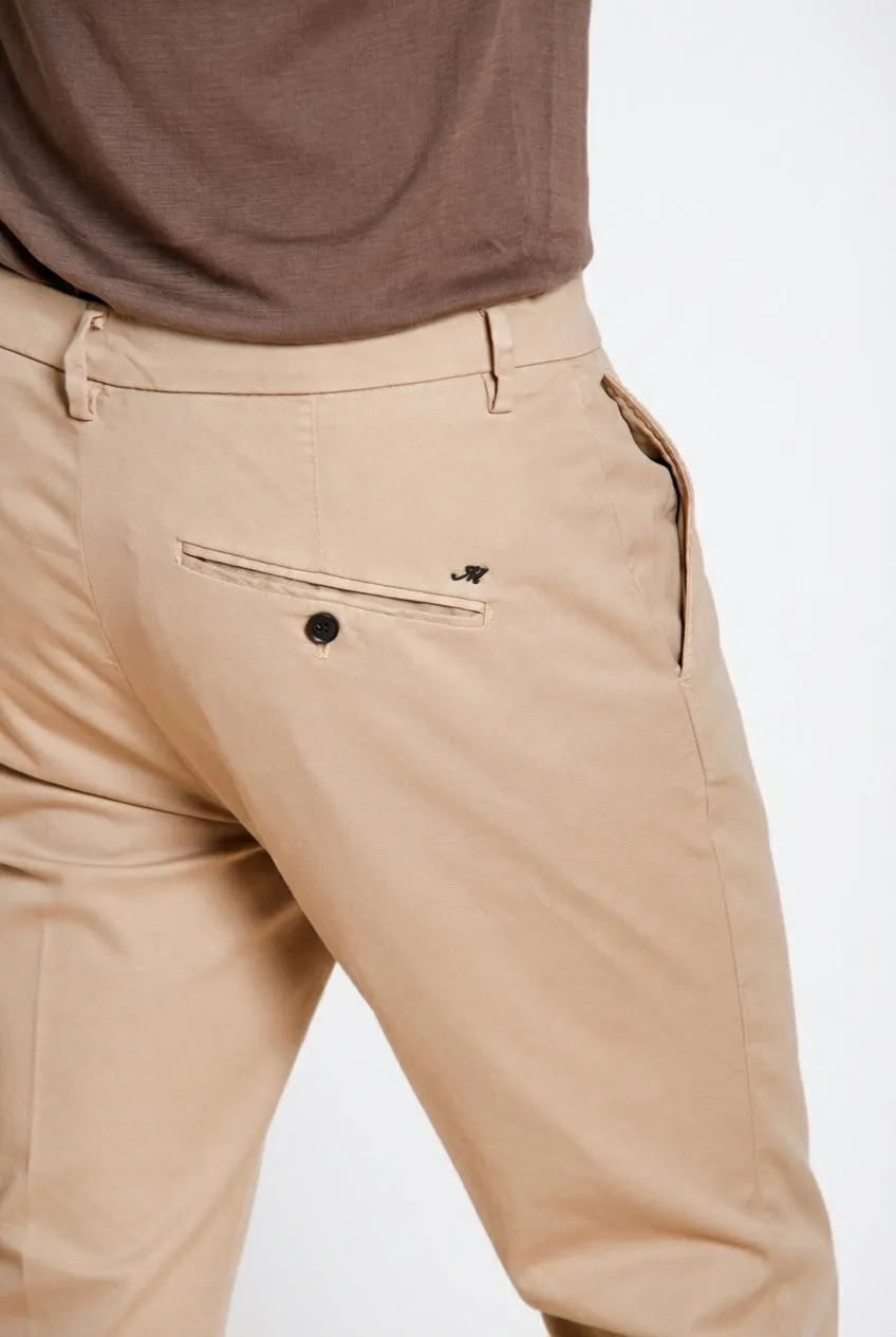 Mason's Osaka chino uomo beige medio carrot fit