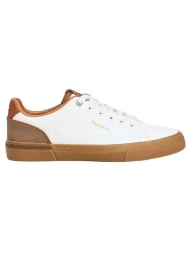 Pepe Jeans Kenton Once M sneakers ivory white 43 EU vulcanizzate