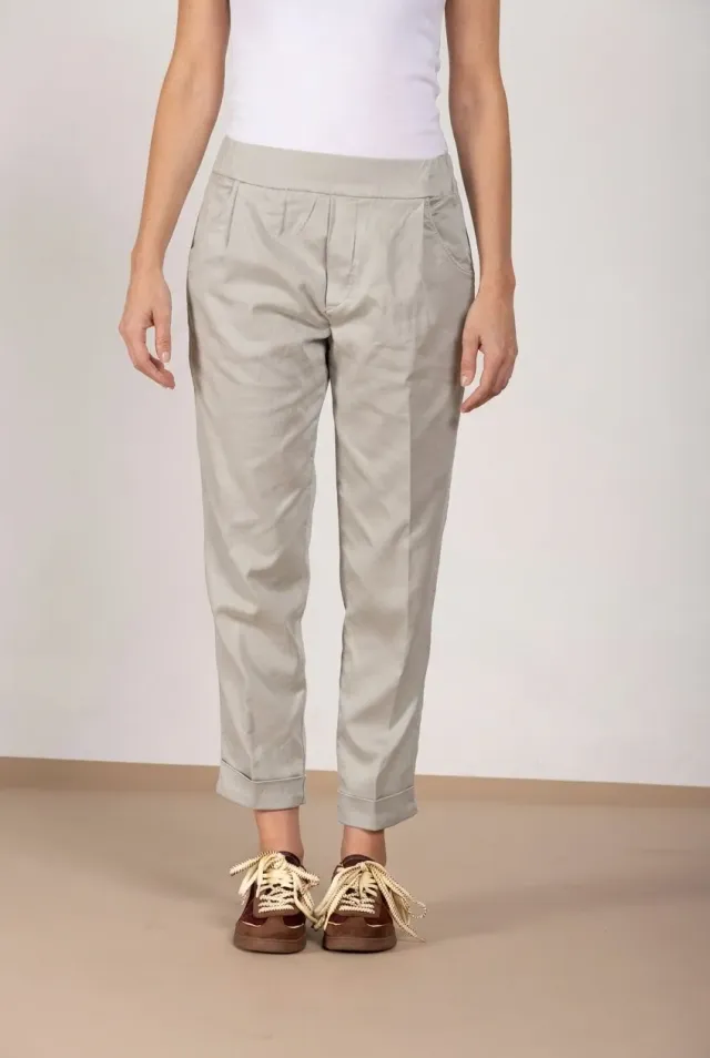 Mason's Easy Jogger pantalone chino donna celeste relaxed