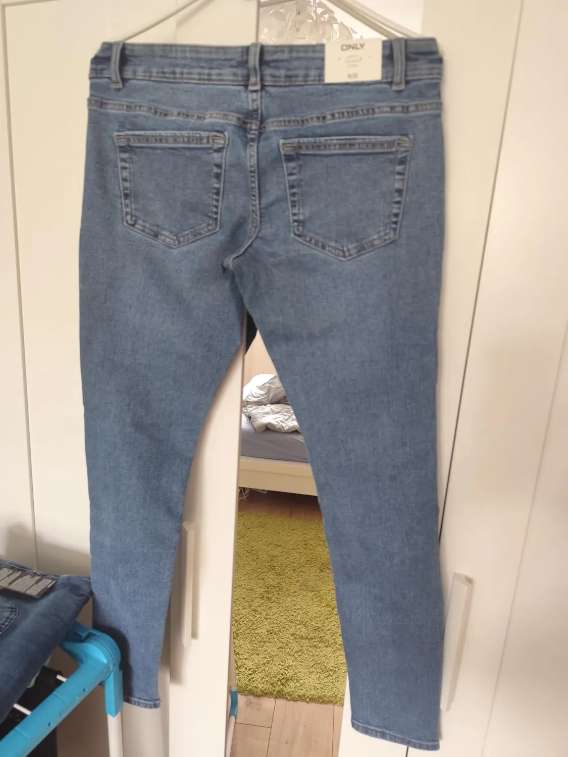 ONLY Onlhush Skinny jeans neri 36/M lungo bottoni